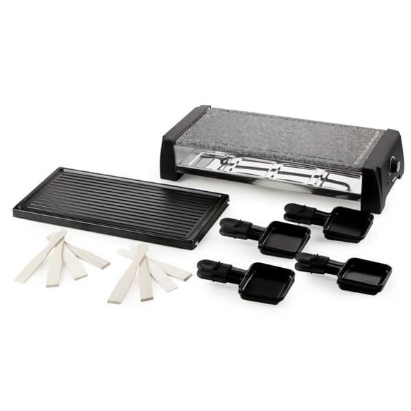 DOMO DO9189G Raclette-peliautomaatti 8 hengelle - Musta