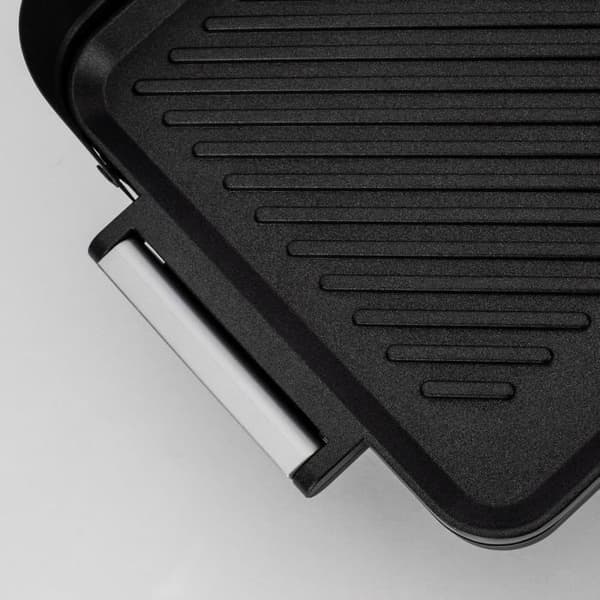 Hkoenig GRX330 - dobbeltzoner plancha - 50x25cm - 1800W - anti-klæbende afdækning - grill turbofunktion - justerbar termostat