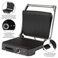Miniatyrbild 4 av 6: Grill- och Panini-grill - Clatronic - KG 3487 - 2000 W - Justerbar Termostat - Lätt Att Rengöra