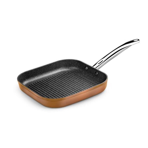 Grill - Monix - M740030 - 28 cm - Aluminium - Non-stick