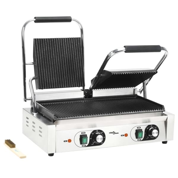 Paninigrill dubbel 3600 W 57x30,5x20 cm