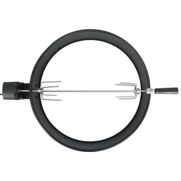 Rotisserieset med ring grill 57 cm svart
