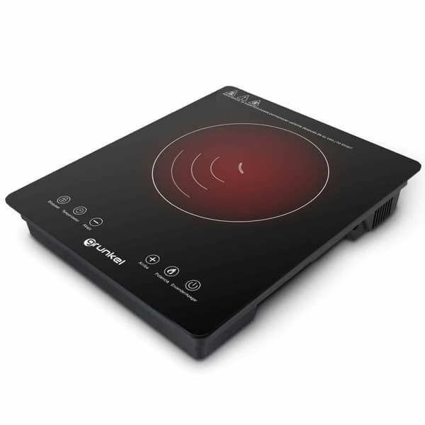 Induksjonsvarmeplate Grunkel PIN-2000 2000 W Berøringspanel Sort