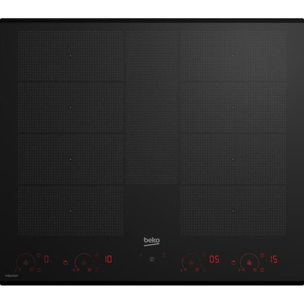 Induksjonsvarmeplate BEKO HII 68811 NT 58 cm 7400 W Sort