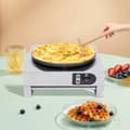 Miniatyrbild 2 av 4: Elektrisk Crepesmaskin, Hög Effekt 3000W, Stor 40cm Tillagningsyta, Mångsidig Pancake- och Omelettmaskin