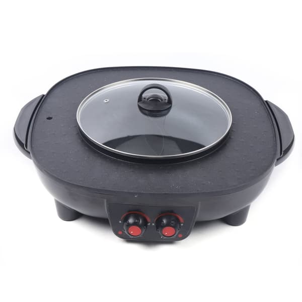 Elektrisk Hot Pot, 4000W Effekt, 3-4L Kapacitet, Non-Stick Belægning
