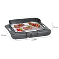 Miniatyrbild 4 av 6: Grill Elektrisk bordsgrill 2000W Clatronic BQ 3507 Svart