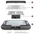Miniatyrbild 6 av 6: Grill Elektrisk bordsgrill 2000W Clatronic BQ 3507 Svart