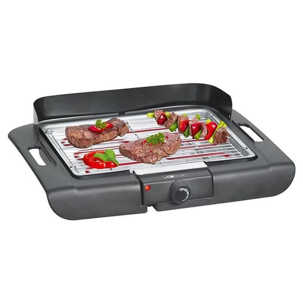 Grill Elektrisk bordsgrill 2000W Clatronic BQ 3507 Svart Svart