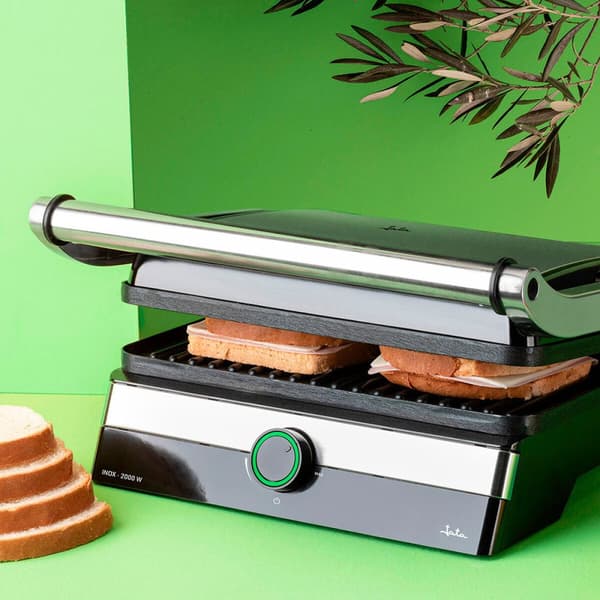 Grillplatta JATA Grå 2000 W