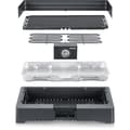 Miniatyrbillede 2 af 5: SEVERIN elektrisk grill - PG8567 - Kogeplade 44,5x26cm - Justerbar termostat - 2200W