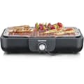 Miniatyrbillede 4 af 5: SEVERIN elektrisk grill - PG8554 - Kogeplade 37x29 cm - Justerbar termostat - 2300W