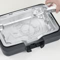 Miniatyrbillede 5 af 5: SEVERIN elektrisk grill - PG8554 - Kogeplade 37x29 cm - Justerbar termostat - 2300W