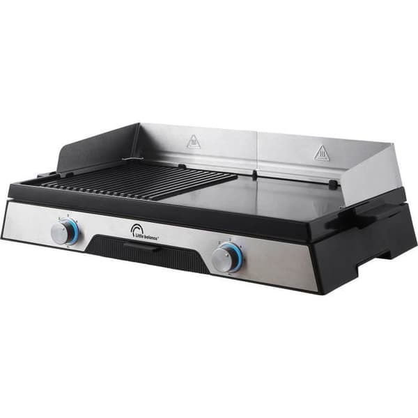LITTLE BALANCE elektrisk stegepande - 8735 - 50x30cm kogeplade - PFAS-fri mikrokeramisk belægning - 2200W