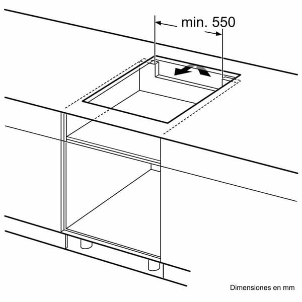 Induksjonsvarmeplate BOSCH PID612BB1E 59,2 cm 7400 W