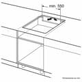 Miniatyrbilde 4 av 5: Induksjonsvarmeplate BOSCH PID612BB1E 59,2 cm 7400 W
