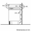 Miniatyrbilde 5 av 5: Induksjonsvarmeplate BOSCH PID612BB1E 59,2 cm 7400 W