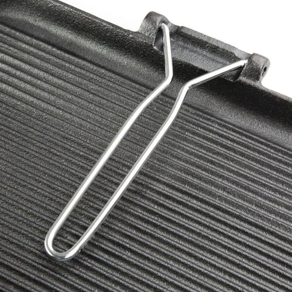 Grillpanna - Vogue - Gjutjärn - 380x225x37mm - Pannestekt finish - Kompatibel med alla värmekällor