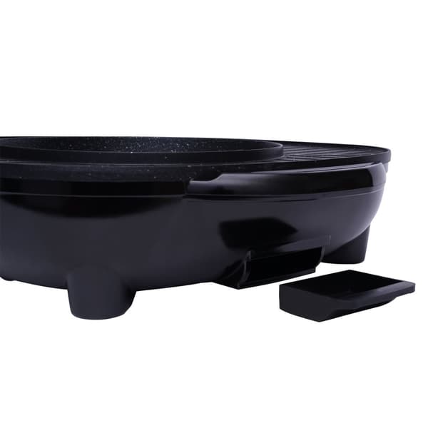 Elektrisk Saucepande, Non-Stick Belægning, Grill- og Hot Pot-funktion