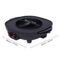 Miniatyrbillede 3 af 4: 2-i-1 Grill Hotpot, 2000W Effekt, 3L Kapacitet, Egnet til 5-6 Personer,Ja