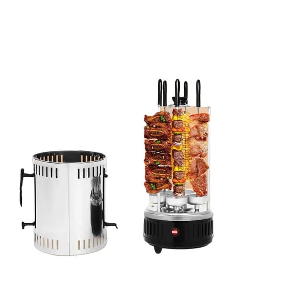 Elektrisk Rotisserie Grill, 1000W Effekt, Rustfrit Stål Konstruktion