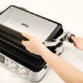 Miniatyrbild 2 av 6: Multifunktionsgrill - BRAUN - Multi Pro 9 - 2000 W - 3 värmelägen - Svart / Stål