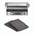 Miniatyrbillede 1 af 5: Multifunktionsgrill - BRAUN - Multi Grill 9 Pro - 2200 W - 3 värmelägen - Svart / Stål