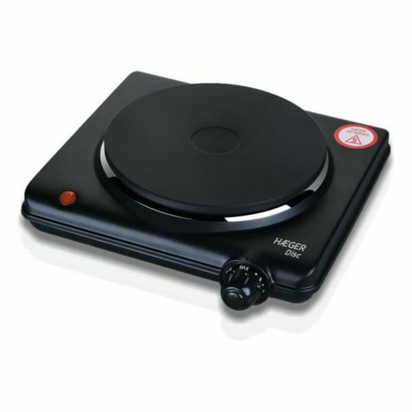 Elektrisk värmeplatta Haeger HP-01B.012A 1500 W Svart Multicolour Svart