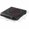 Miniatyrbild 4 av 6: Keramisk platta DOMO DO30111KP 1250 W