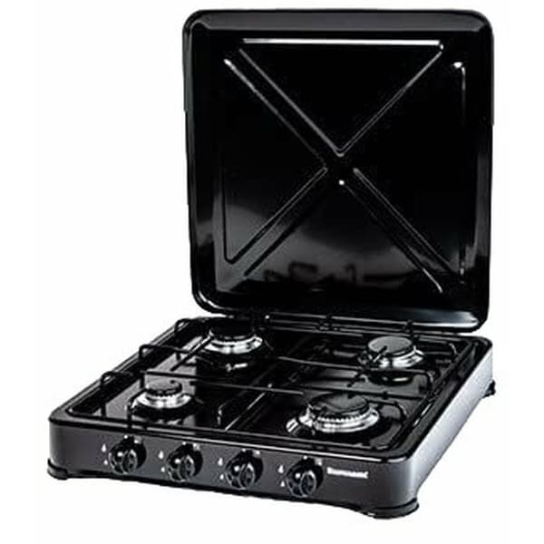 Gasplade Ravanson K-04TB 49,5 cm Sort