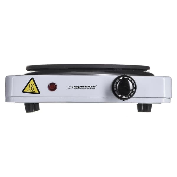 Elektrisk Varmeplade Esperanza EKH002W Hvid Sort