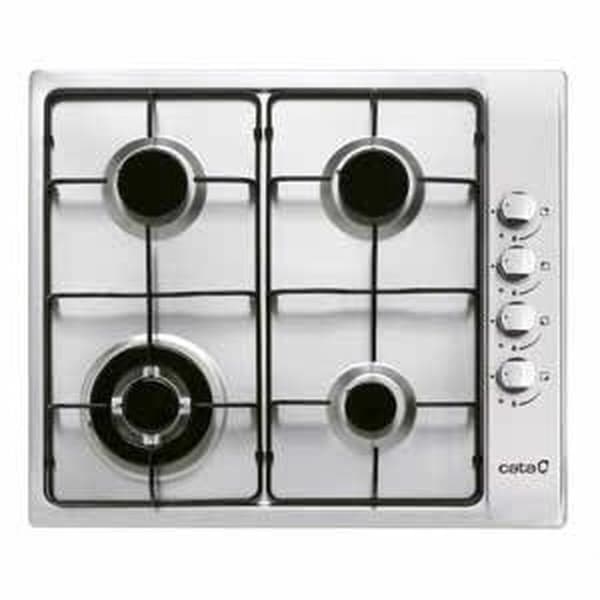 Gasplade Cata GI6031X 58 cm 7500 W Sort, Rustfrit stål