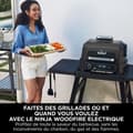 Miniatyrbild 6 av 6: Elektrisk grill och rökare NINJA - Woodfire Pro XL OG850EU - 4 tillagningsprogram - Inbyggd termometer