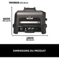 Miniatyrbild 2 av 6: Elektrisk grill och rökare NINJA - Woodfire Pro XL OG850EU - 4 tillagningsprogram - Inbyggd termometer