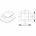 Miniatyrbillede 6 af 6: Plade i glaskeramik Rosieres RKD73CT 5500 W