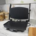 Miniatyrbillede 8 af 9: Grill-kogeplade TM Electron 1500 W 28 x 19 cm Stål