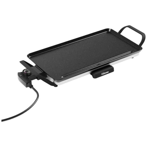 Grillplatta - Tristar - Slim M - Svart - 46 x 26 cm - Exceptionella funktioner
