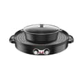 Miniatyrbillede 1 af 2: Elektrisk Hot Pot, 2200W Effekt, Dobbelt Temperaturkontrol,sort