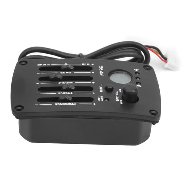 EQ Equalizer Pickup Akustisk gitarr 4-bands förförstärkare Musikinstrumenttillbehör SE‑4N