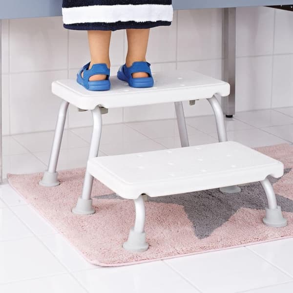 RIDDER trappestige med to trin hvid 150 kg A0102001