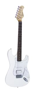 Miniatyrbild 1 av 6: DIMAVERY ST-312 Elgitarr, vit