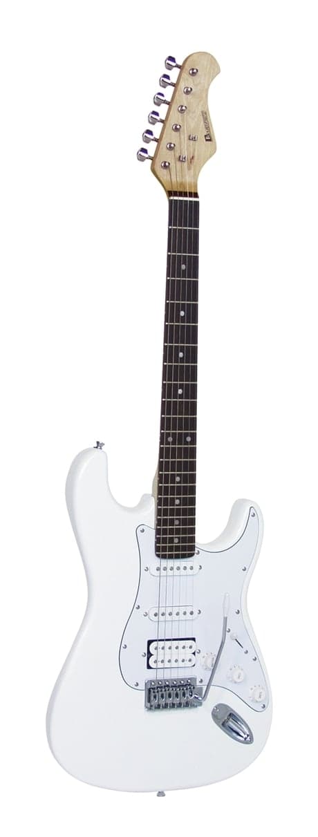 DIMAVERY ST-312 Elgitarr, vit