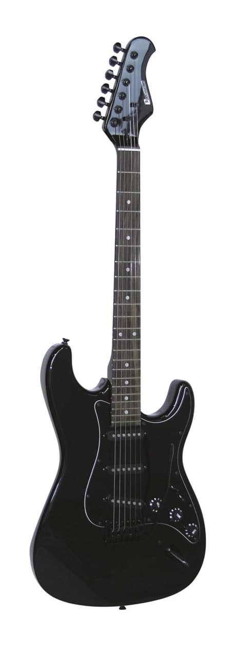 DIMAVERY ST-203 E-Guitar, gothic black