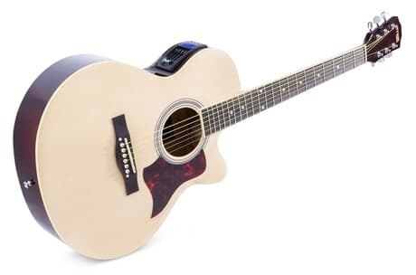 MAXMusic ShowKit Elektrisk gitarr stålsträngar, Naturell