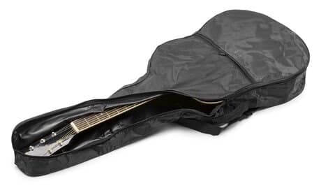 MAXMusic ShowKit Elekrisk stålsträngad akustisk gitarr paket svart