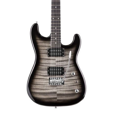 Max GigKit Superstrat Elgitarr med 40W Peak Effekt förstärkare och tillbehör - Svart