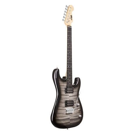 Max GigKit Superstrat Elgitarr med 40W Peak Effekt förstärkare och tillbehör - Svart
