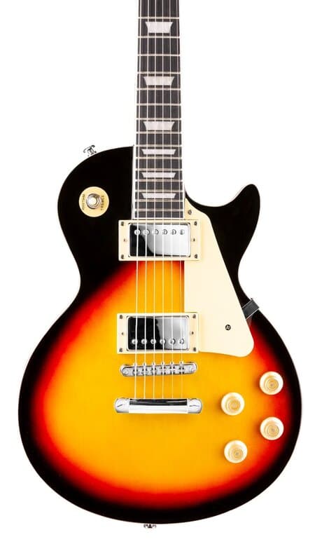 Max Gigkit LP Elgitarr - komplett set med 40 W Peak effekt förstärkare och tillbehör - Sunburst