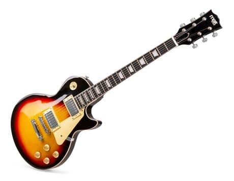 Max Gigkit LP Elgitarr - komplett set med 40 W Peak effekt förstärkare och tillbehör - Sunburst