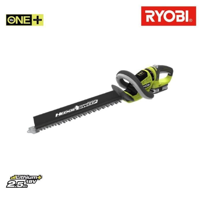 RYOBI Hedge Trimmere 18V - 50 cm - 1 batteri 2,5 Ah - RHT1851R25F